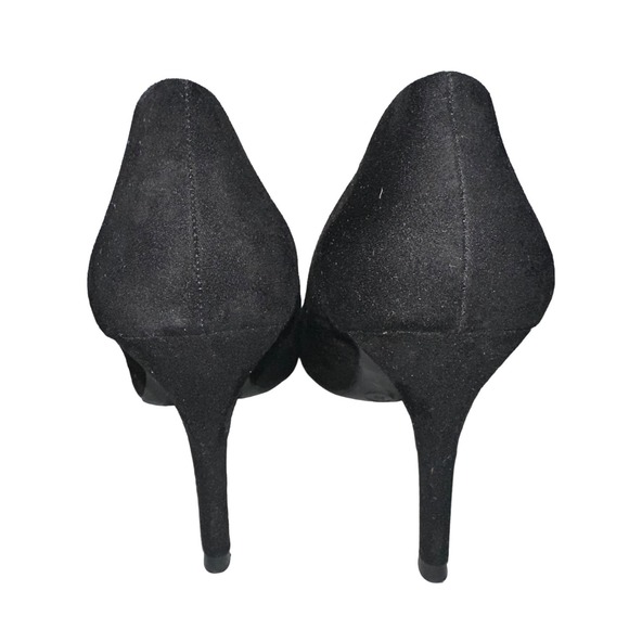 A New Day Black Pointed Toe Heels Size 9 - Picture 6 of 8